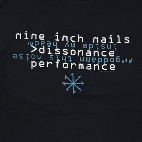 NINE INCH NAILS DISSONANCE PERFORMANCE ALL SPORT XL 4390