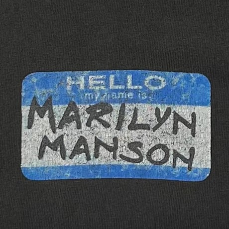 MARILYN MANSON HELLO MY NAME IS FITS XL 3965