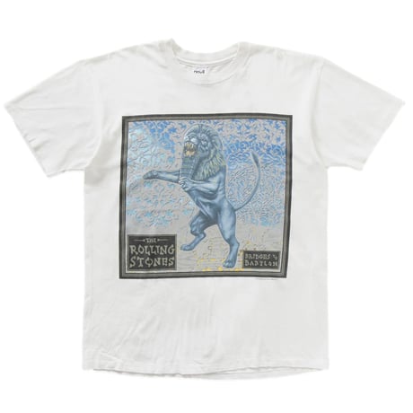 THE ROLLING STONES BRIDGES TO BABYLON BLUE LION WHITE ANVIL LARGE 1895