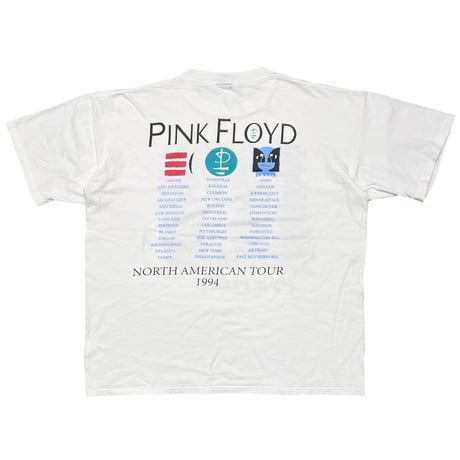 PINK FLOYD 1994 NORTH AMERICAN TOUR WHITE BROCKUM XL 8177