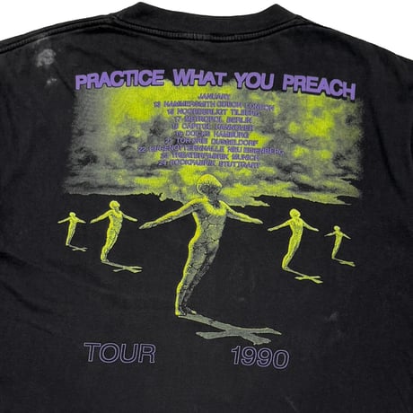 TESTAMENT PRACTICE WHAT YOU PREACH TOUR 1990 EURO FITS LARGE 1598