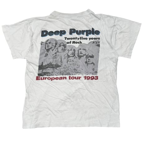 DEEP PURPLE EUROPEAN TOUR 1993 XL WHITE 0610
