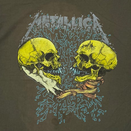 METALLICA PUSHEAD I’M INSIDE I’M YOU OLIVE GIANT BY TEE JAYS XL 7516