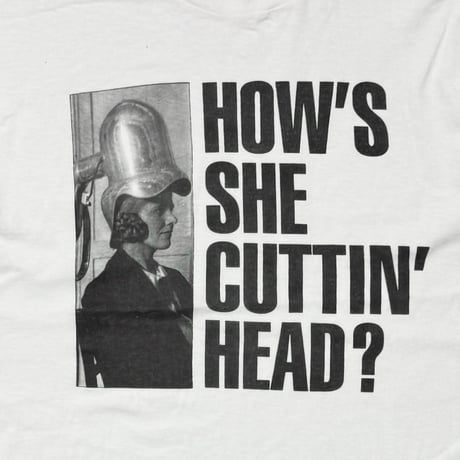 OLD&VINTAGE BEER COMPANY PROMO HOW’S SHE CUTTIN HEAD? FITS LARGE WHITE 0670