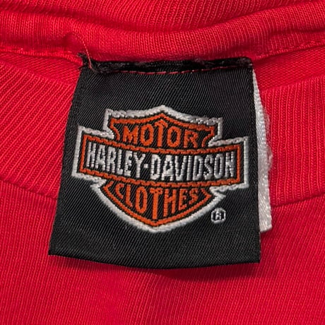 HARLEY DAVIDSON V FLAME LS BACK McDANIEL'S RED LARGE 3306