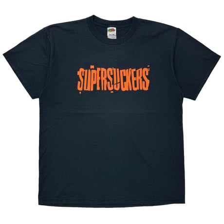 SUPERSUCKERS FRONT ORENGE LOGO FRUIT OF THE LOOM LARGE 6325