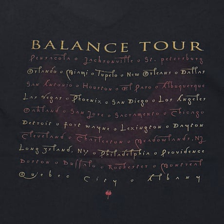 VAN HALEN BALANCE TOUR FRUIT OF THE LOOM XL 3041