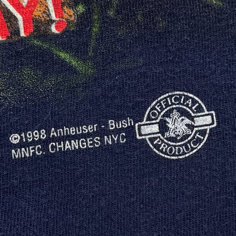 Budweiser 1998 FERRET CHAMELEON NAVY LARGE 0644