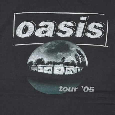 oasis DON'T BELIEVE THJE TRUTH TOUR  BLACK XL 0855