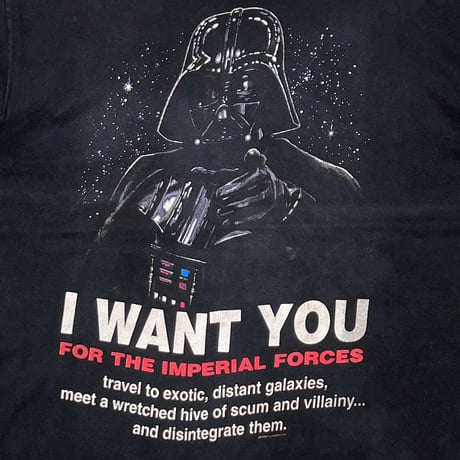 STAR WARS DARTH VADER I WANT YOU TULTEX LARGE 8080