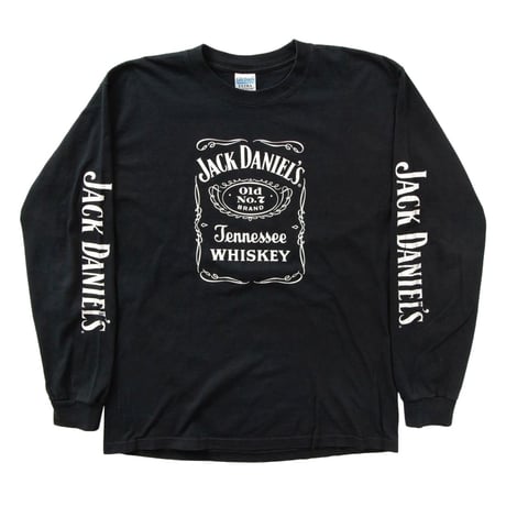 JACK DANIEL'S LOGO LS GILDAN LARGE BLACK 1224