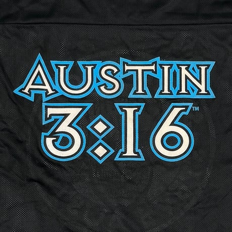STONE COLD AUSTIN 3:16 FOOTBALL JERSEY MESH BLACK LARGE 2328
