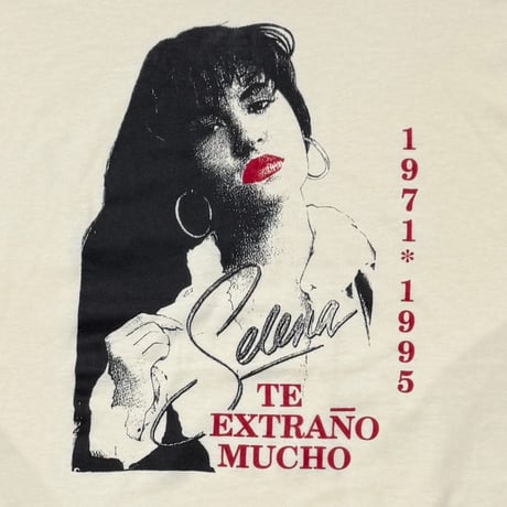 SELENA MEMORIAL 1971-1995 TE EXTRANO MUCHO NATURAL HANES LARGE 5565