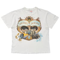MICHAEL JACKSON DANGEROUS WORLD TOUR 1992-93 WHITE HANES LARGE 3656