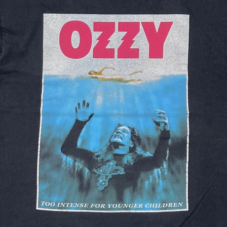 OZZY OSBOURNE OZZ FEST 2002 JAWS PARODY HYLAND XL 8521