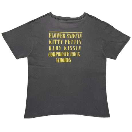 NIRVANA 1992 SMILE FADED BLACK FITS XL 9549