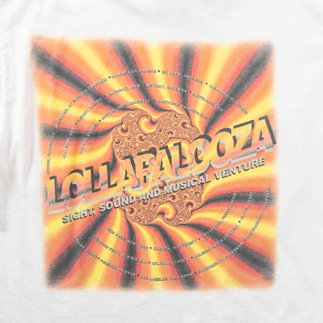 LOLLAPALOOZA 1995 WHITE GIANT BY TULTEX XL 3037