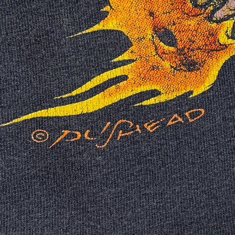 METALLICA PUSHEAD SIDE FLAMING VAMPIRE SKULL GIANT BY TEEJAYS XL 6109