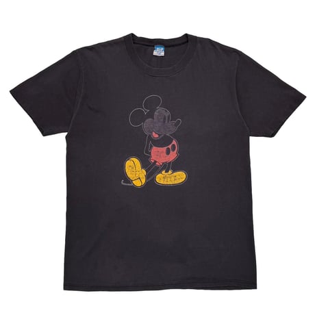 DISNEY VINTAGE CLASSIC MICKEY FADE PRINT BLACK XL 0521