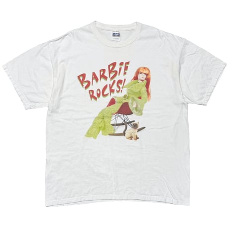 BARBIE BARBIE ROCKS! DOLL PORTRAIT WHITE GILDAN XL 7700