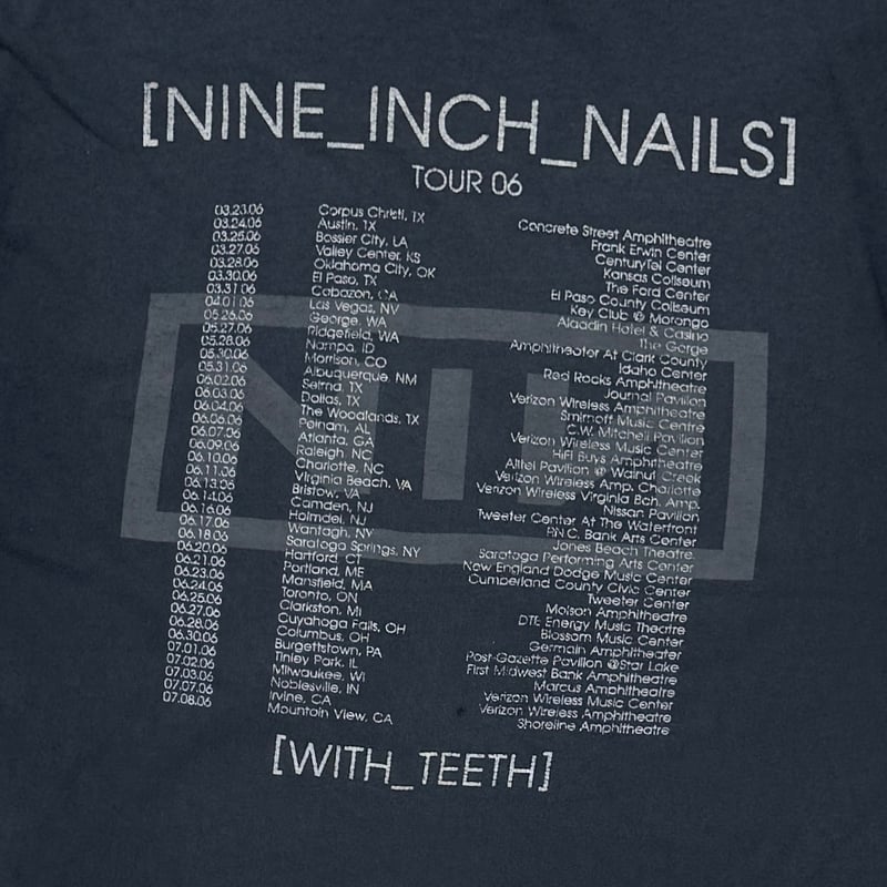 NINE INCH NAILS WITH TEETH 2006 FRONT TOUR 06 B