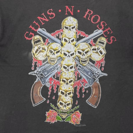 GUNS N' ROSES SKULL CROSS USE YOUR ILLUSION BROCKUM XL 1122