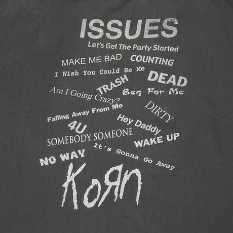 KORN ISSUES SLEEVELES EURO XL 8922