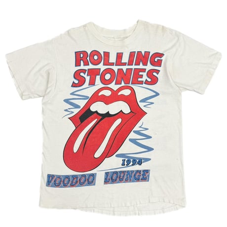 THE ROLLING STONES WORLD TOUR 94 VOODOO LOUNGE BOOTLEG FITS XL WHITE 6028