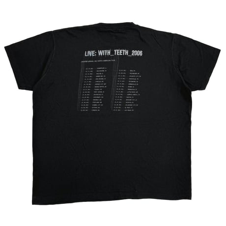 NINE INCH NAILS BOX LOGO LIVE WITH TEETH 2006 XXL 9005