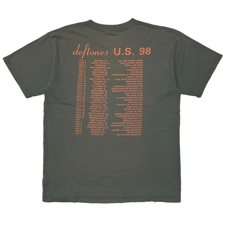 DEF TONES US TOUR 1998 FADED OLIVE GINAT LARGE 9232