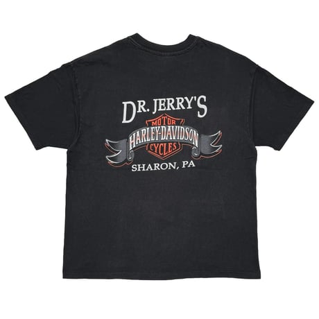 HARLEY DAVIDSON BLUE V FLAME 	DR JERRY'S SHARON SS XL 8851