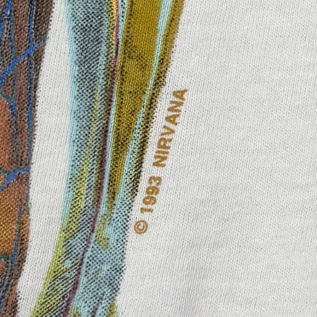 NIRVANA Y2K IN UTERO WHITE GILDAN FITS XL 3475