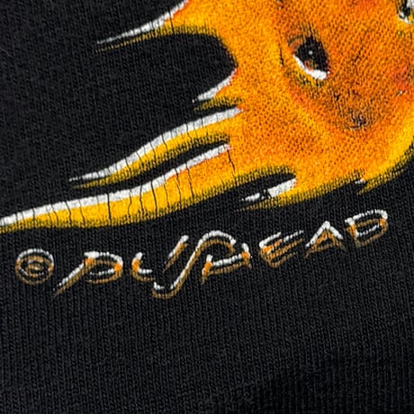 METALLICA PUSHEAD SIDE FLAME SKULL BACK SUMMER SHIT GIANT BY TULTEX XL 3745