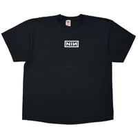 NINE INCH NAILS BOX LOGO Y2K FRUIT OF THE LOOM HEAVY XXL 0678