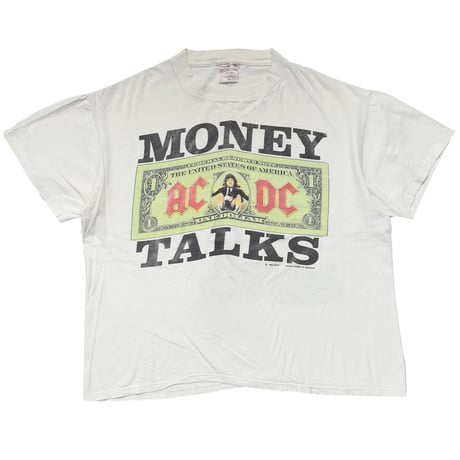 AC/DC MONEY TALKS WORLD TOUR 1990/91  WHITE BROCKUM XL 2306