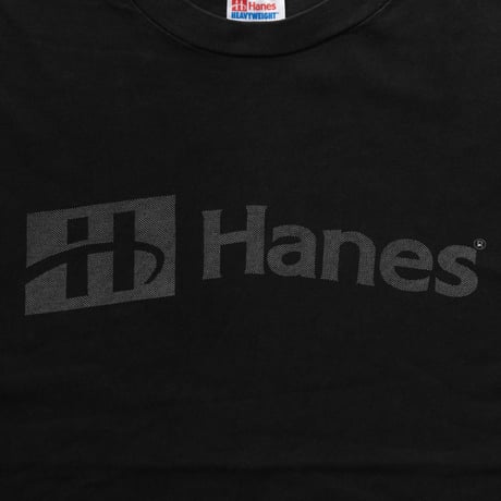 OLD&VINTAGE HANES PROMO LOGO BLACK LARGE 2445