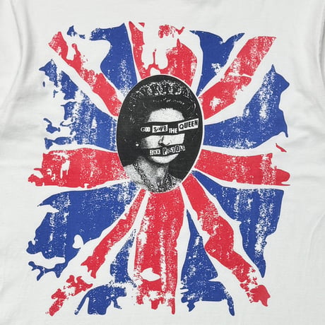 SEX PISTOLS GOD SAVE THE QUEEN WHITE LARGE 4140