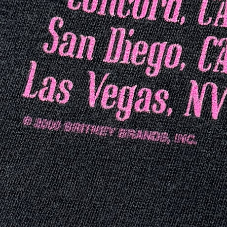 BRITNEY SPEARS OOPS! DID IT AGAIN TOUR 2000 BLACK ALL SPORT LARGE 2283