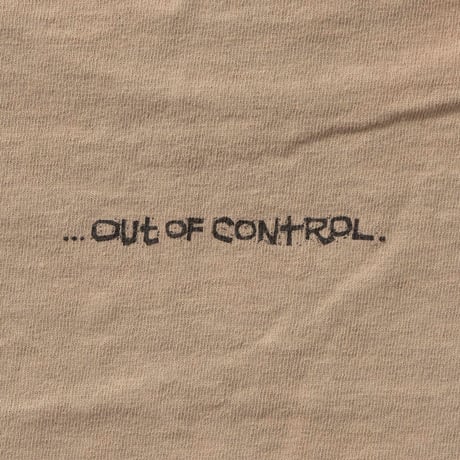PEARL JAM OUT OF CONTROL BEIGE GIANT LARGE 9324