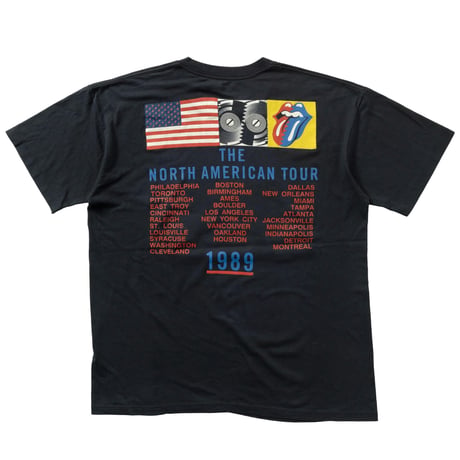 THE ROLLING STONES BIG LIP&TONGUE WORLD TOUR 1989 FITS XL 0351