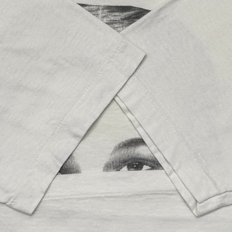 LEONARDO DICAPRIO BIG FACE TEE WHITE LARGE 9243