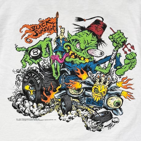 WHITE ZOMBIE BLACK SUNSHINE FREAKAZOID HEAVEN GRAPHIC WHITE GEM LARGE 5180