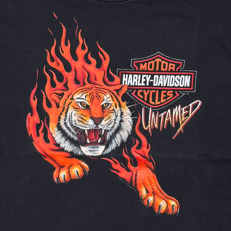 HARLEY DAVIDSON UNTAMED TIGER ORANGE FLAME LS XL 2506