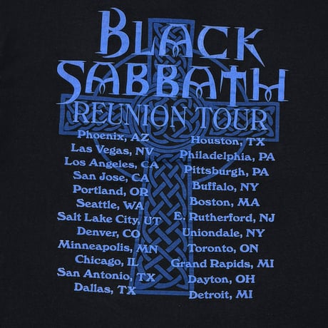 BLACK SABBATH REUNION TOUR ROYAL AVALON XL 7718