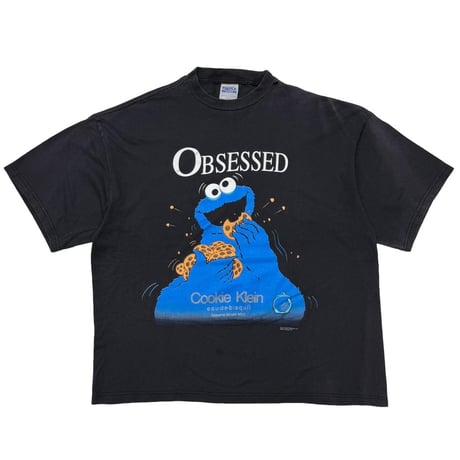 SESAME STREET OBSESSED COOKIE MONSTER CK PARODY TULTEX XL 8926