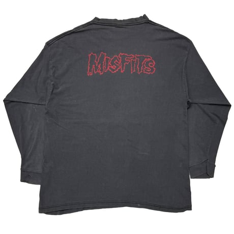 MISFITS HUGE GREEN SKULL BOOTLEG LS XL 1110