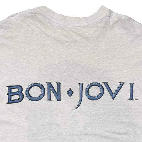 BON JOVI FRONT 1988 PORTRAIT WHITE FITS XL 1284