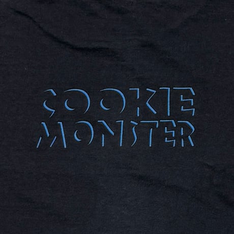 SESAME STREET COOKIE MONSTER BLACK OUT CHANGES LARGE 9522