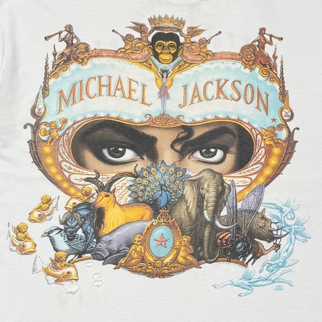 MICHAEL JACKSON DANGEROUS WORLD TOUR 1992-93 WHITE HANES LARGE 3656