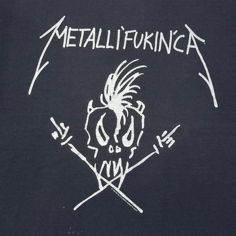 METTALLICA METALLIFUKINKA BEEN THERE DONE IT FADE BLACK FITS XL 8156